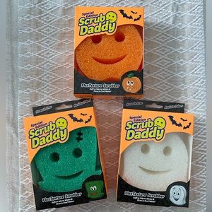 Scrub Daddy Limited Edition Halloween Collection Ghost Pumpkin Frankenstein